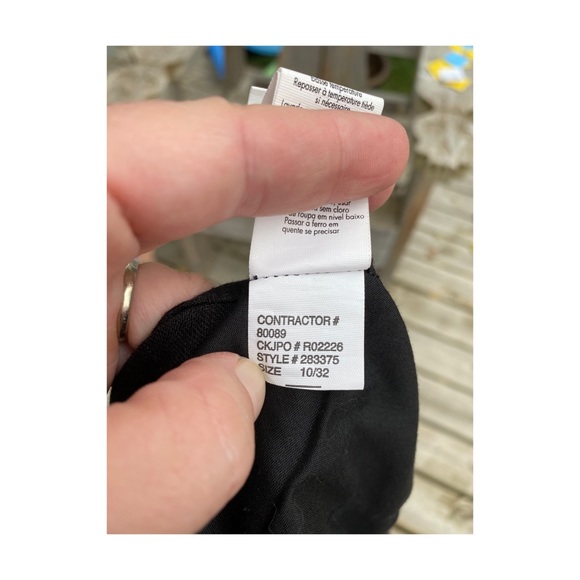 SOLD Calvin Klein High Waist Wide Leg Pants Linen - Picture 5 of 11